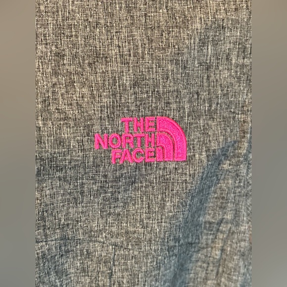 North Face Dark Heather Gray & Hot Pink Jacket Size Small - Picture 5 of 6